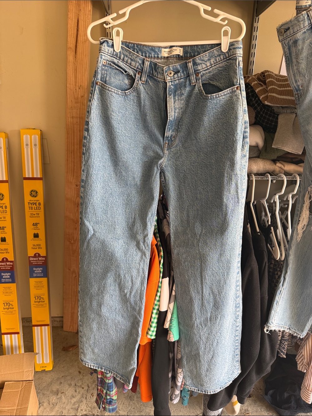 Abercrombie & Fitch Light Blue Straight Jeans